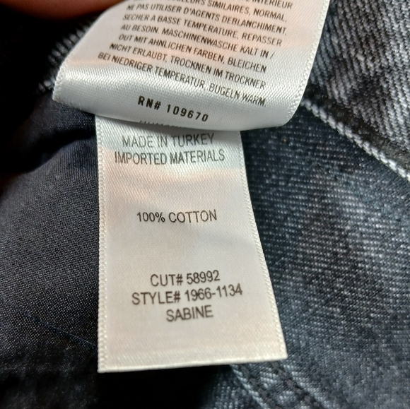 Citizens Of Humanity Sabine High Rise Straight in Black Coffee size 23 - Picture 10 of 12